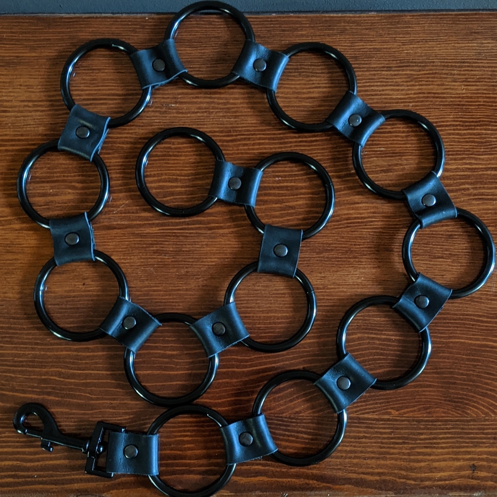 Genuine Leather "O" ring belt  🖤 Custom orders - Picture 7 of 7